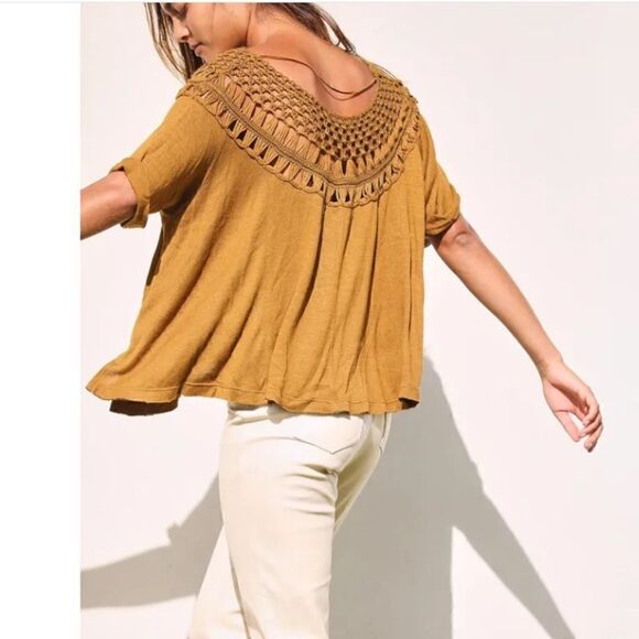 Free people We The Free Colette Tee Size M - Picture 2 of 3